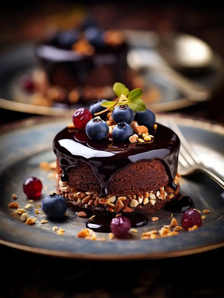 Chocolate Berry Ganache Cake ๐ซ๐ซ๐