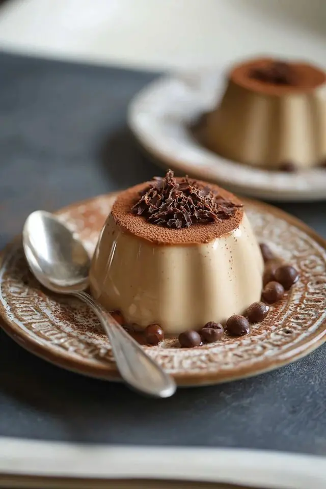 Mocha Coffee Panna Cotta