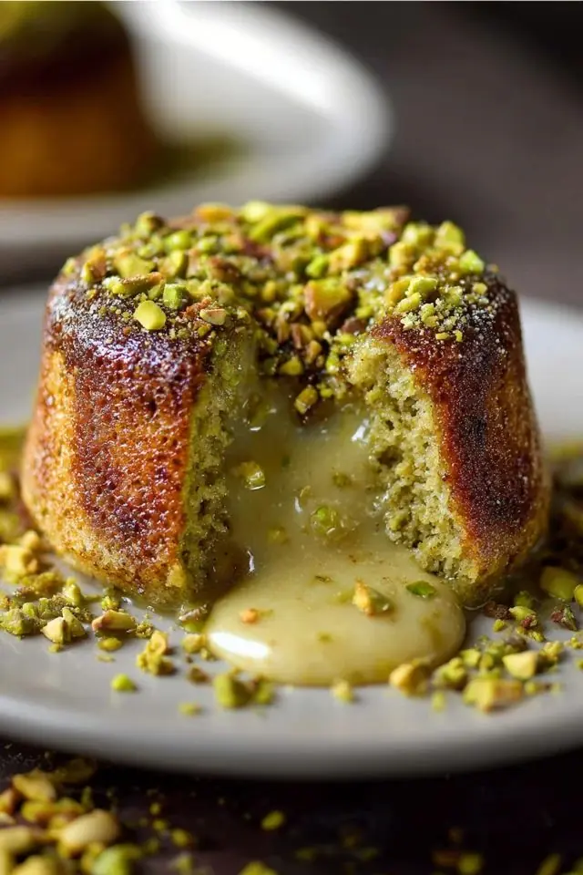 Pistachio Lava Cake