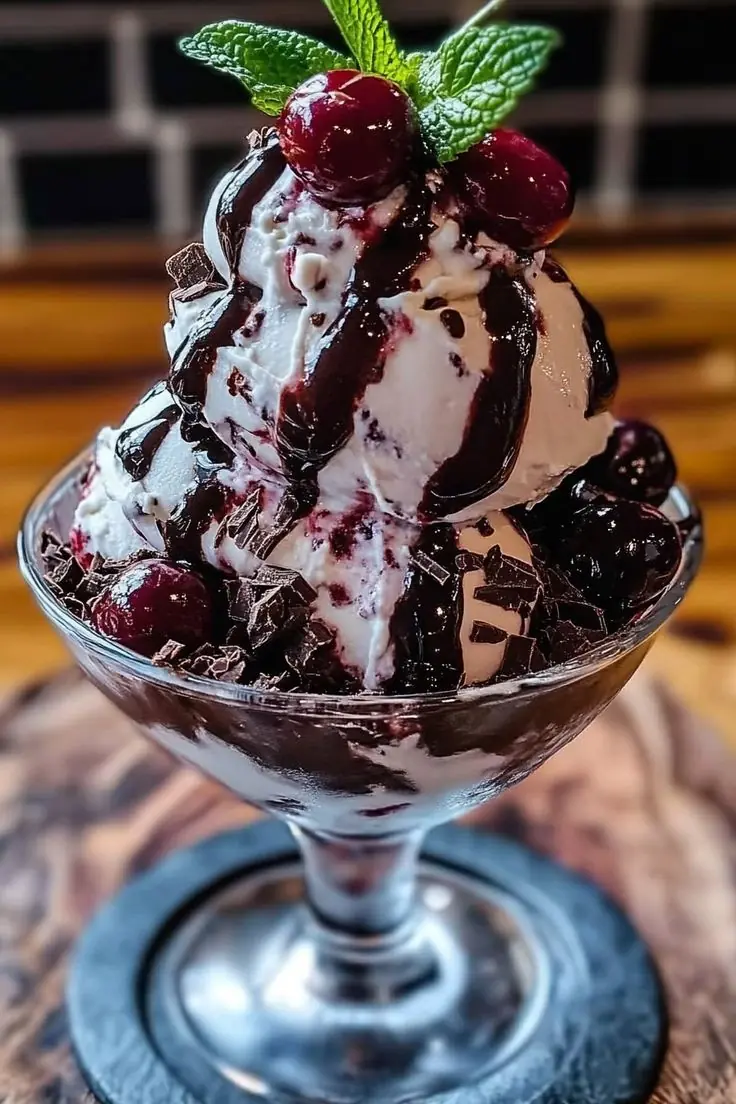 Black Forest Ice Cream Sundae