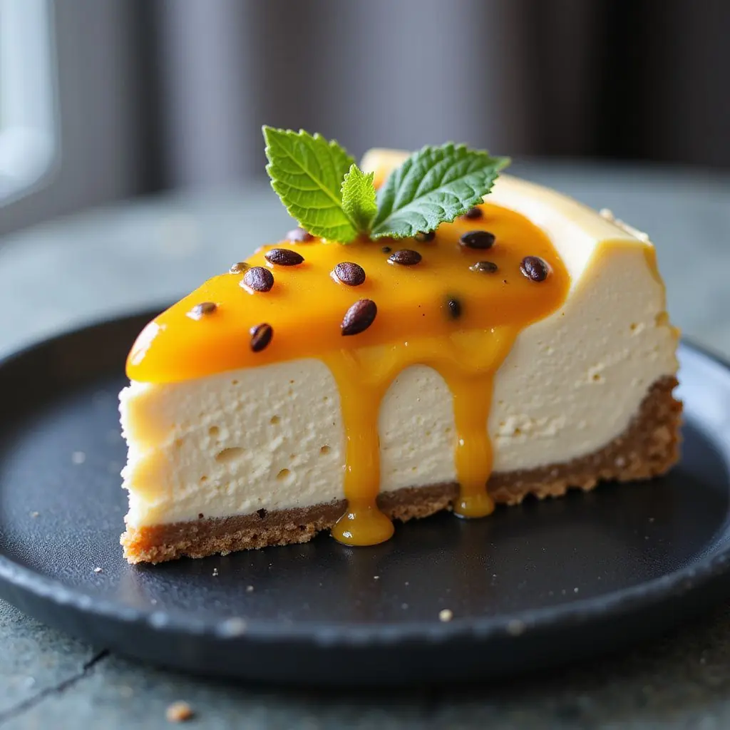 🥭 Passion Fruit Cheesecake