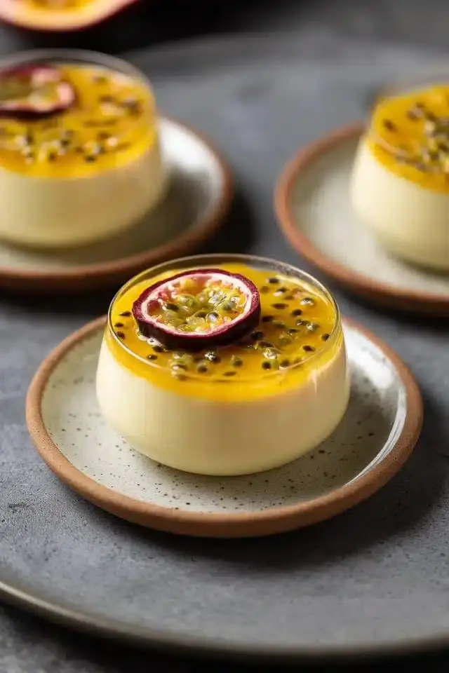 Passion Fruit Panna Cotta