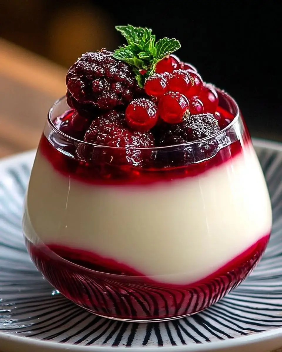 Berry Panna Cotta