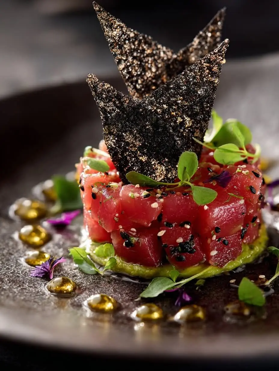 Spicy Ahi Tuna Tartare with Avocado