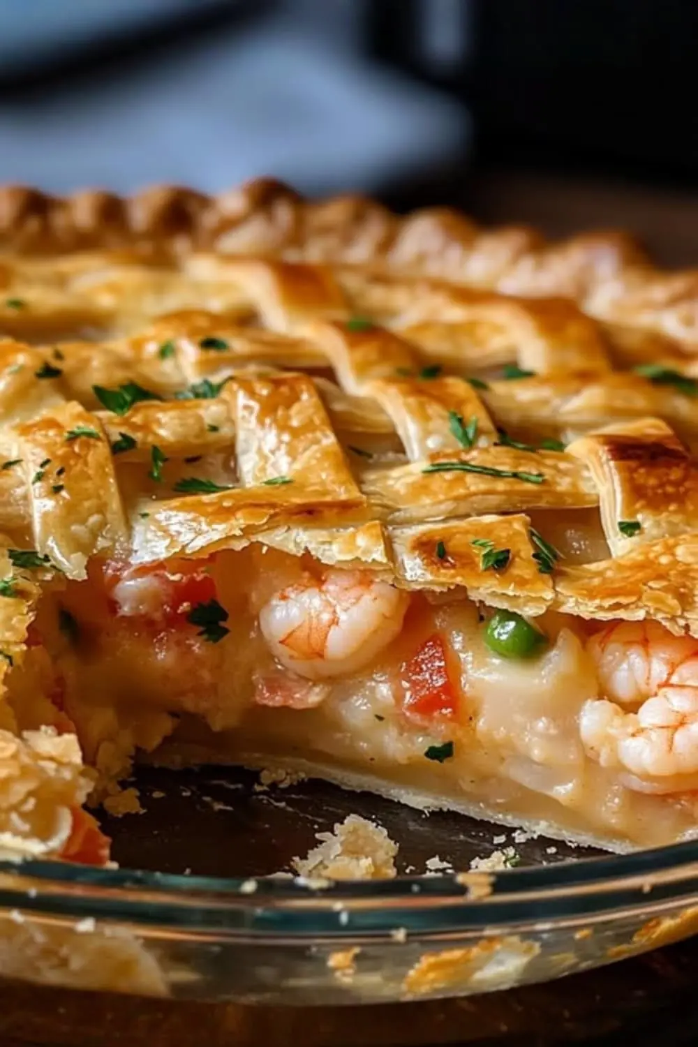 Creamy Shrimp Pot Pie