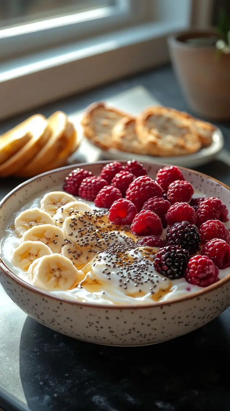 High-Protein Greek Yogurt Breakfast Bowl