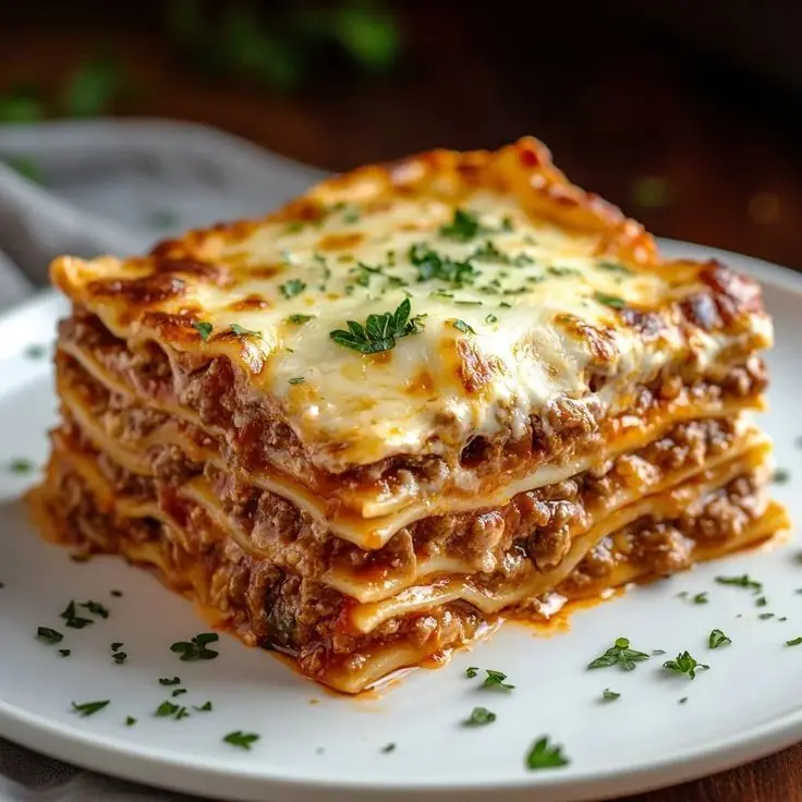 Classic Homemade Beef Lasagna