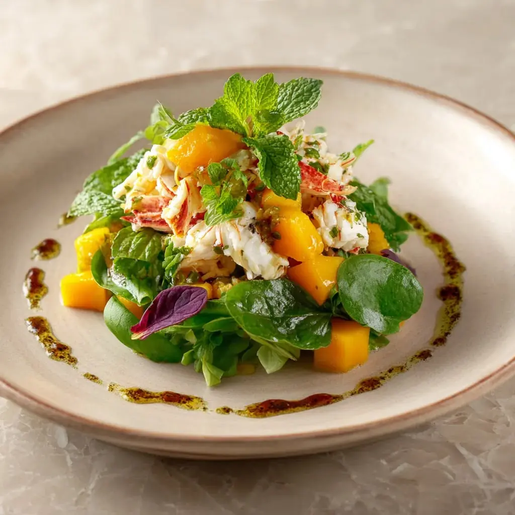 Mango & Lobster Salad with Citrus Herb Vinaigrette