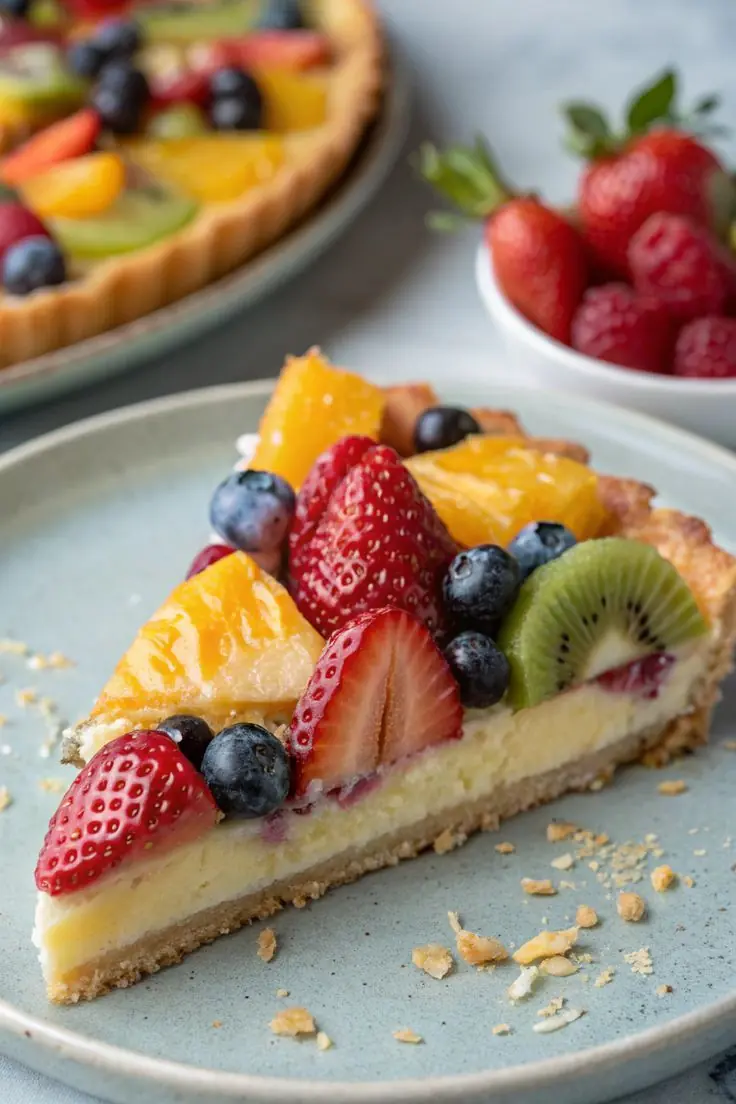 Classic Fresh Fruit Custard Tart