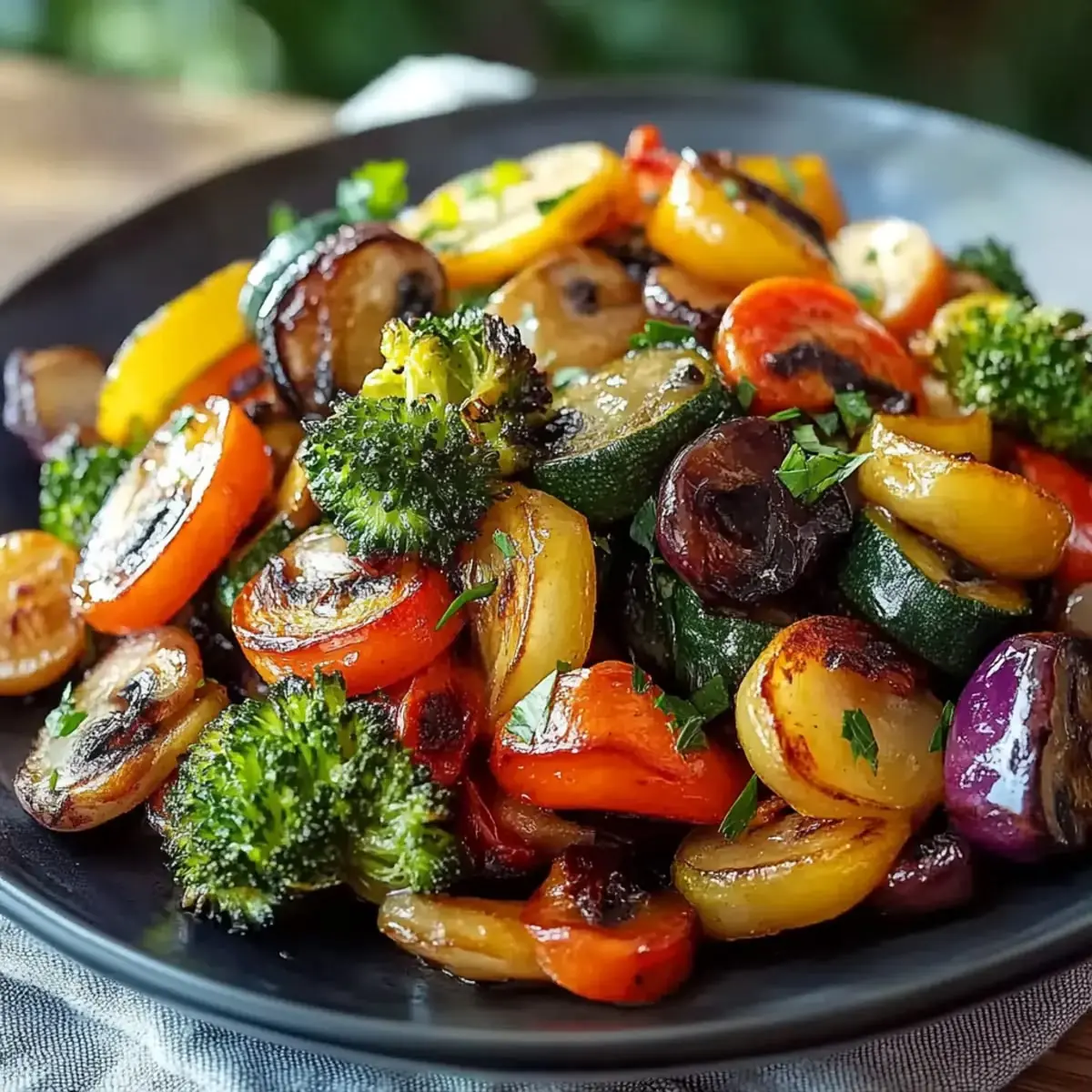 Garlic Herb Roasted Vegetables