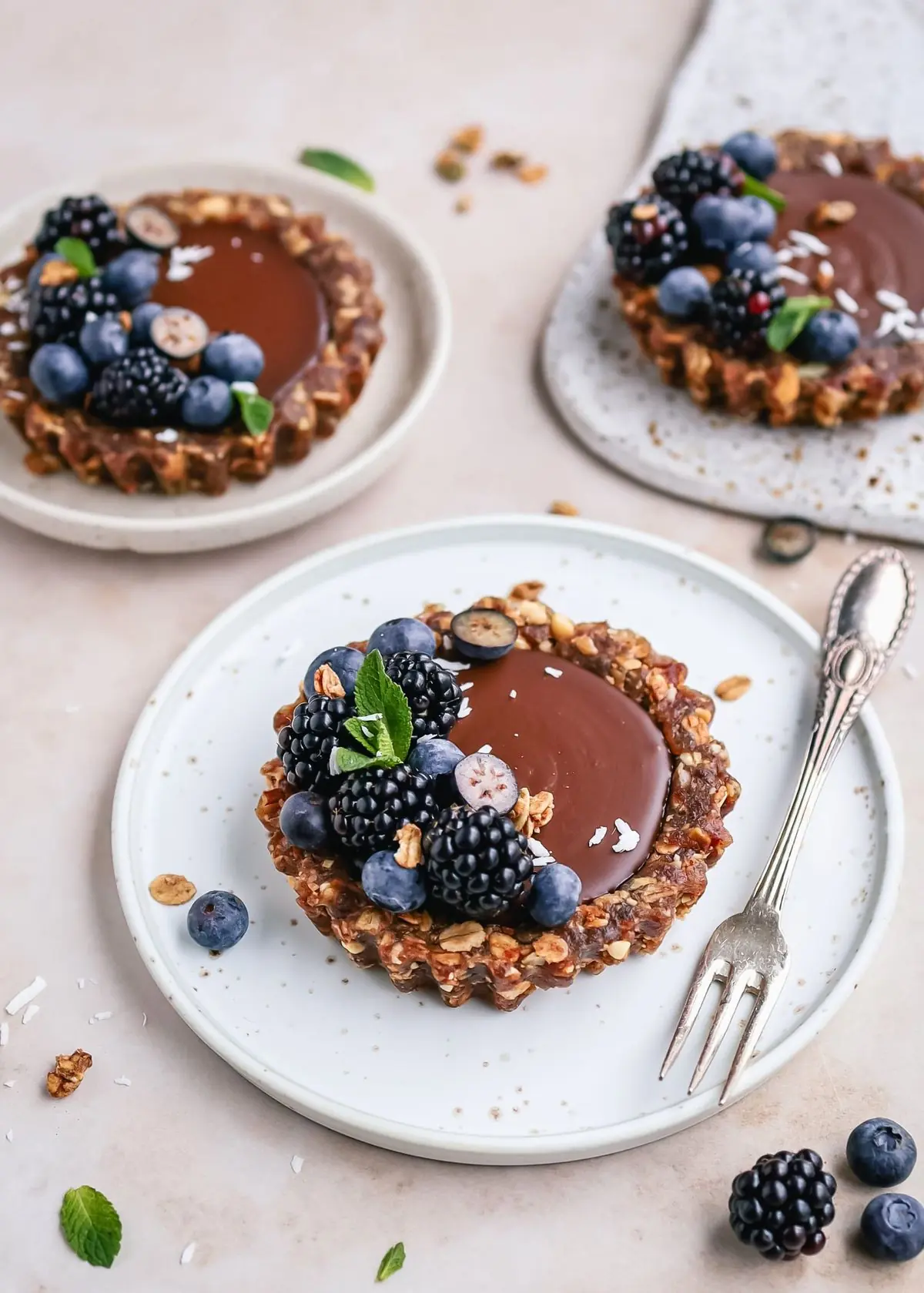 Dark Chocolate Berry Mini Tartlets