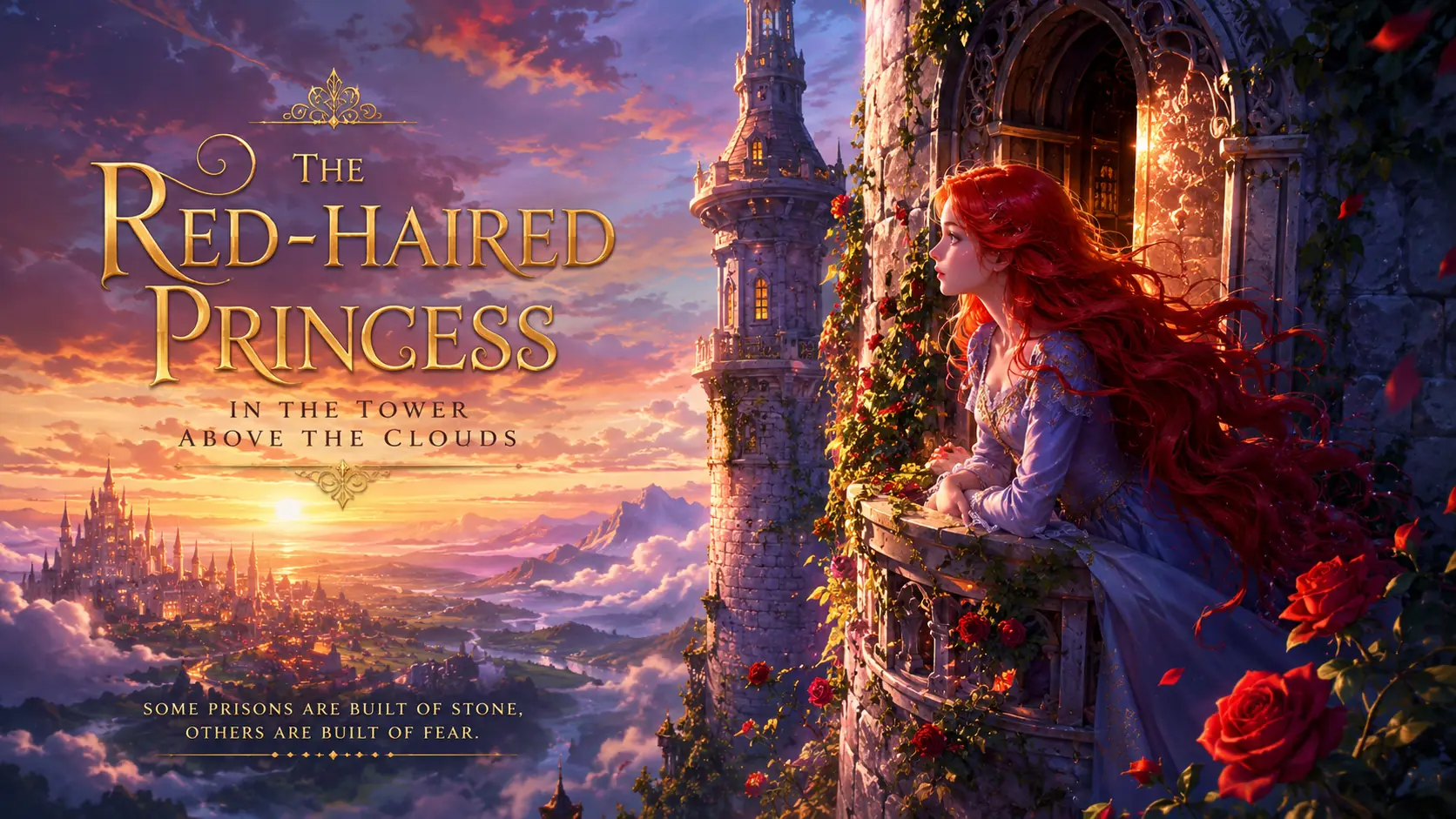 The Red-Haired Princess in the Tower Above the Clouds
