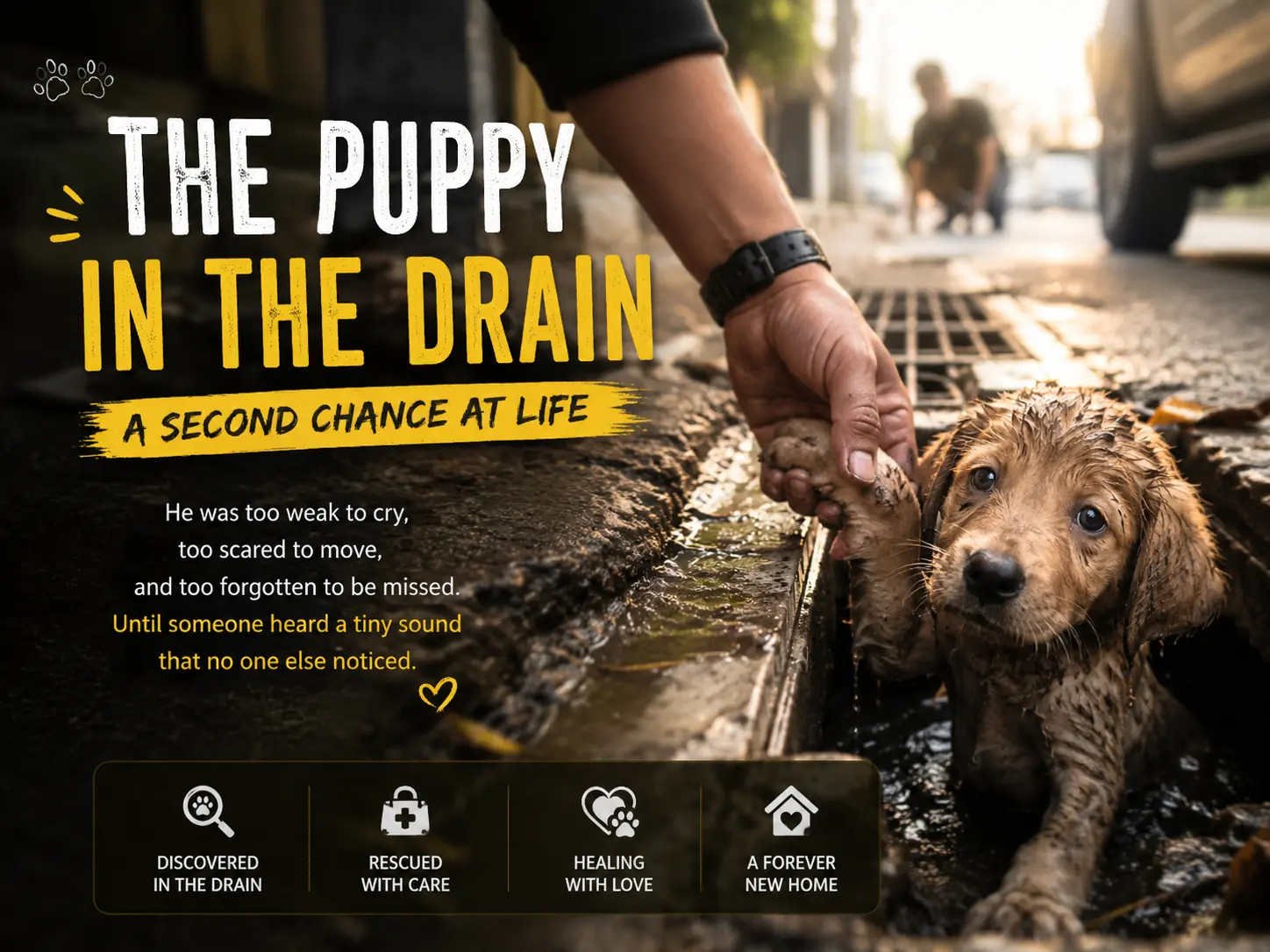 The Puppy in the Drain