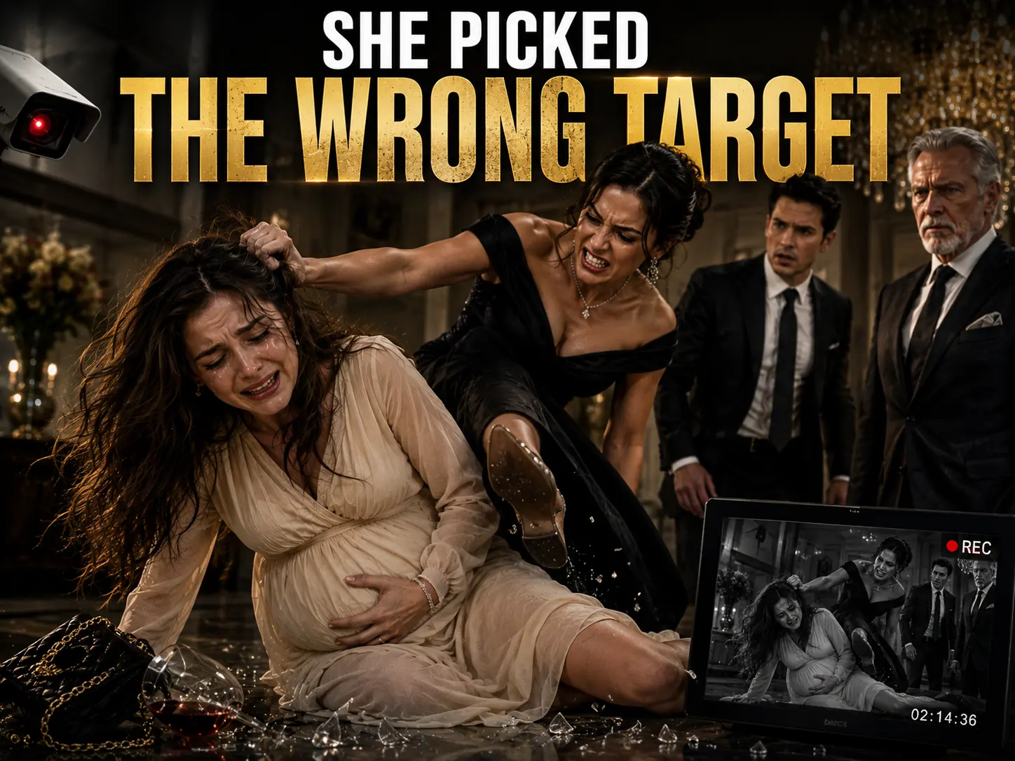 SHE PICKED THE WRONG TARGET