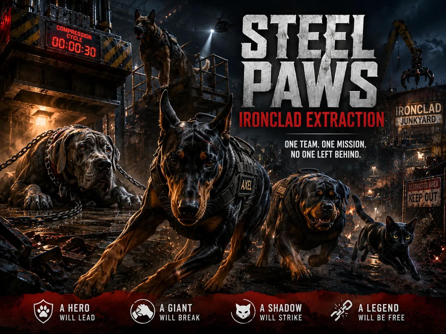 Steel Paws: Ironclad Extraction