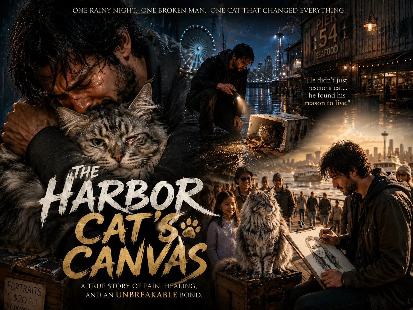 The Harbor Cat's Canvas