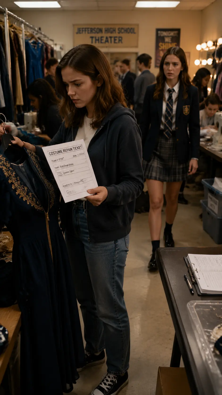 The Costume Repair Ticket That Silenced the Girl Who Tried to Blame Me