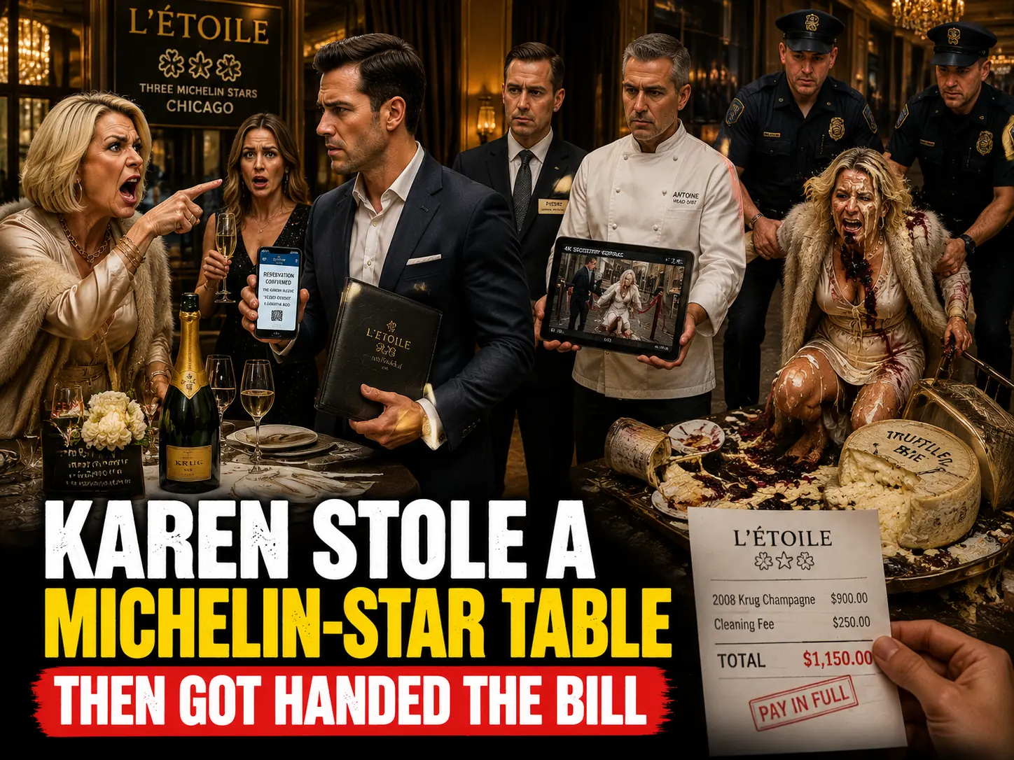 Self-Proclaimed Influencer Steals a Michelin VIP Table from the Owner