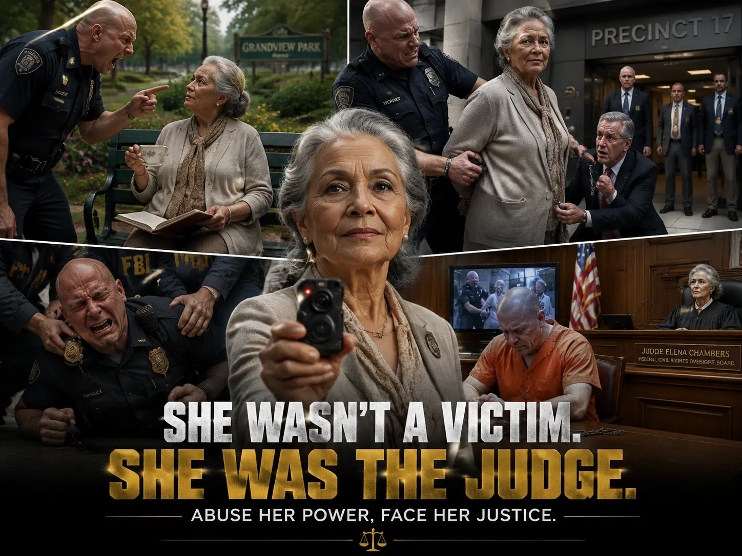 He Arrested an "Impoverished" Immigrant for Sitting in a Park, Unaware She Was the Senior Federal Judge Conducting an Investigation!