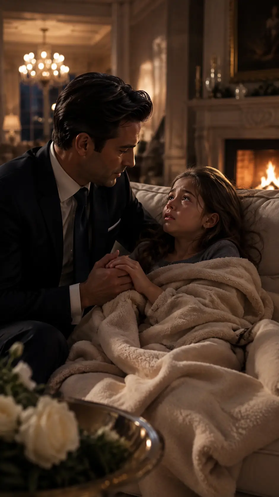 The Billionaire Came Home Early and Found His Daughter Polishing His Fiancée’s Shoes—Then She Whispered, “Dad…”
