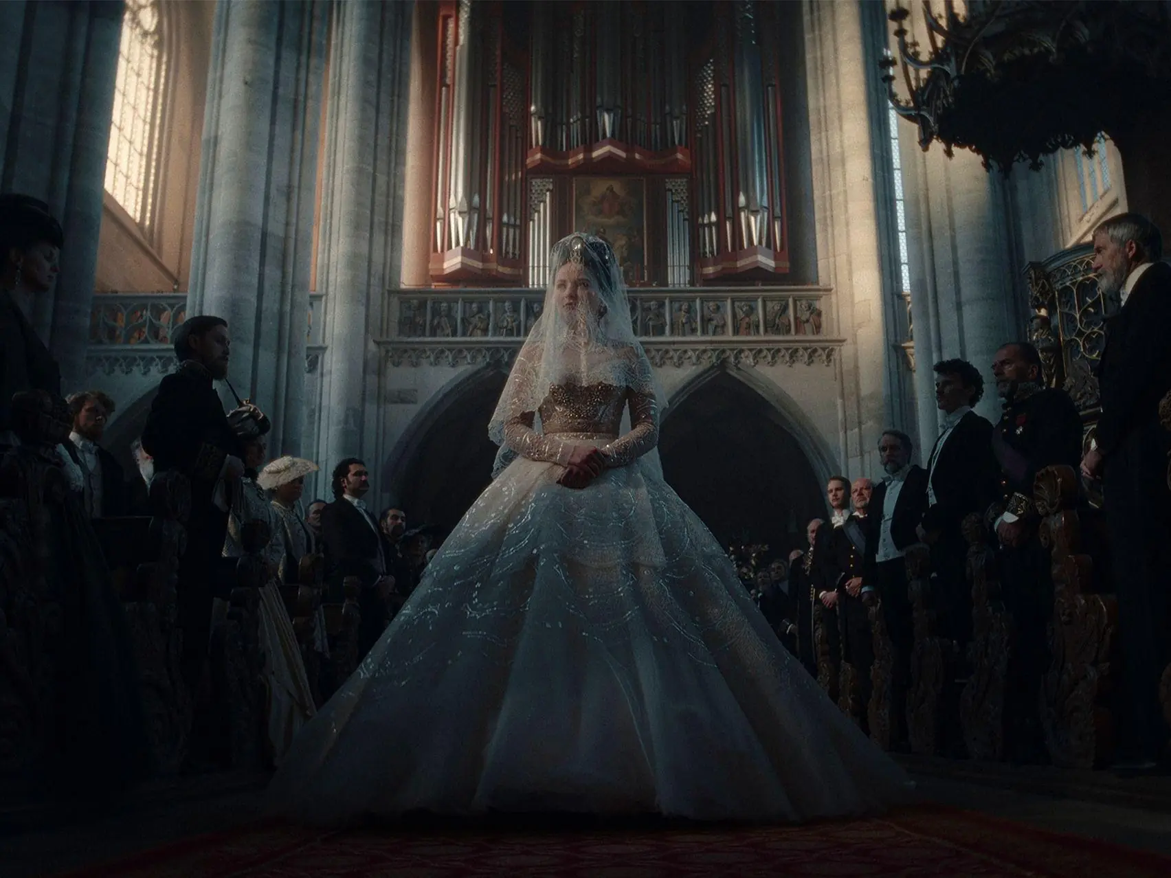 The Bride Behind the Wooden Mask