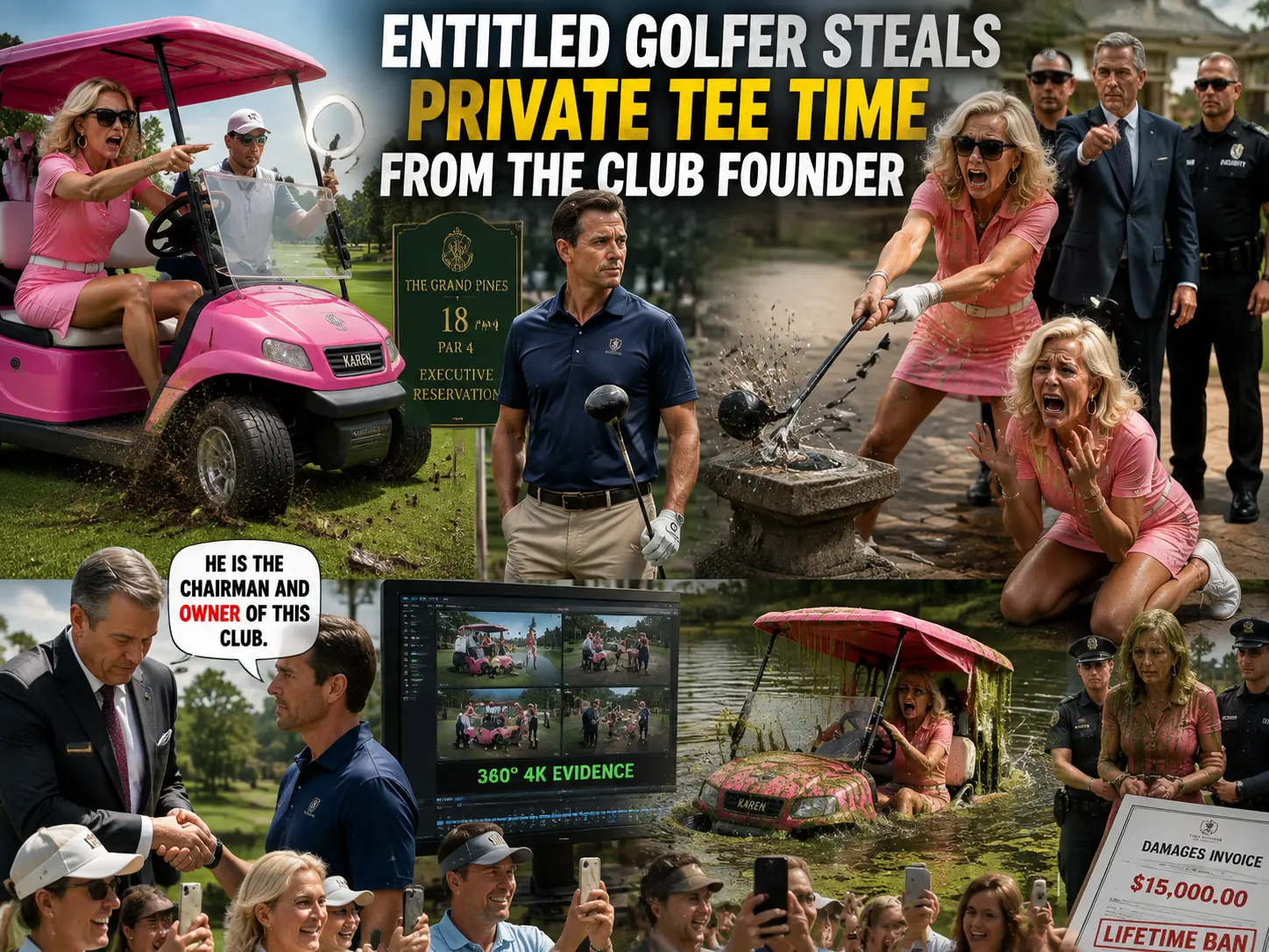 Entitled Golfer Steals Private Tee Time from the Club Founder