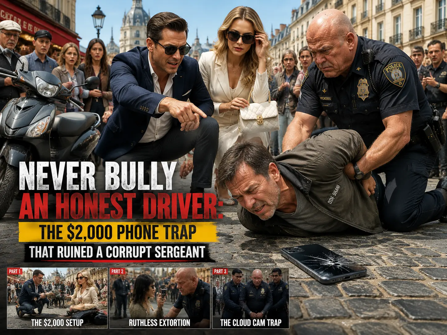 Never Bully an Honest Driver: The $2,000 Phone Trap That Ruined a Corrupt Sergeant