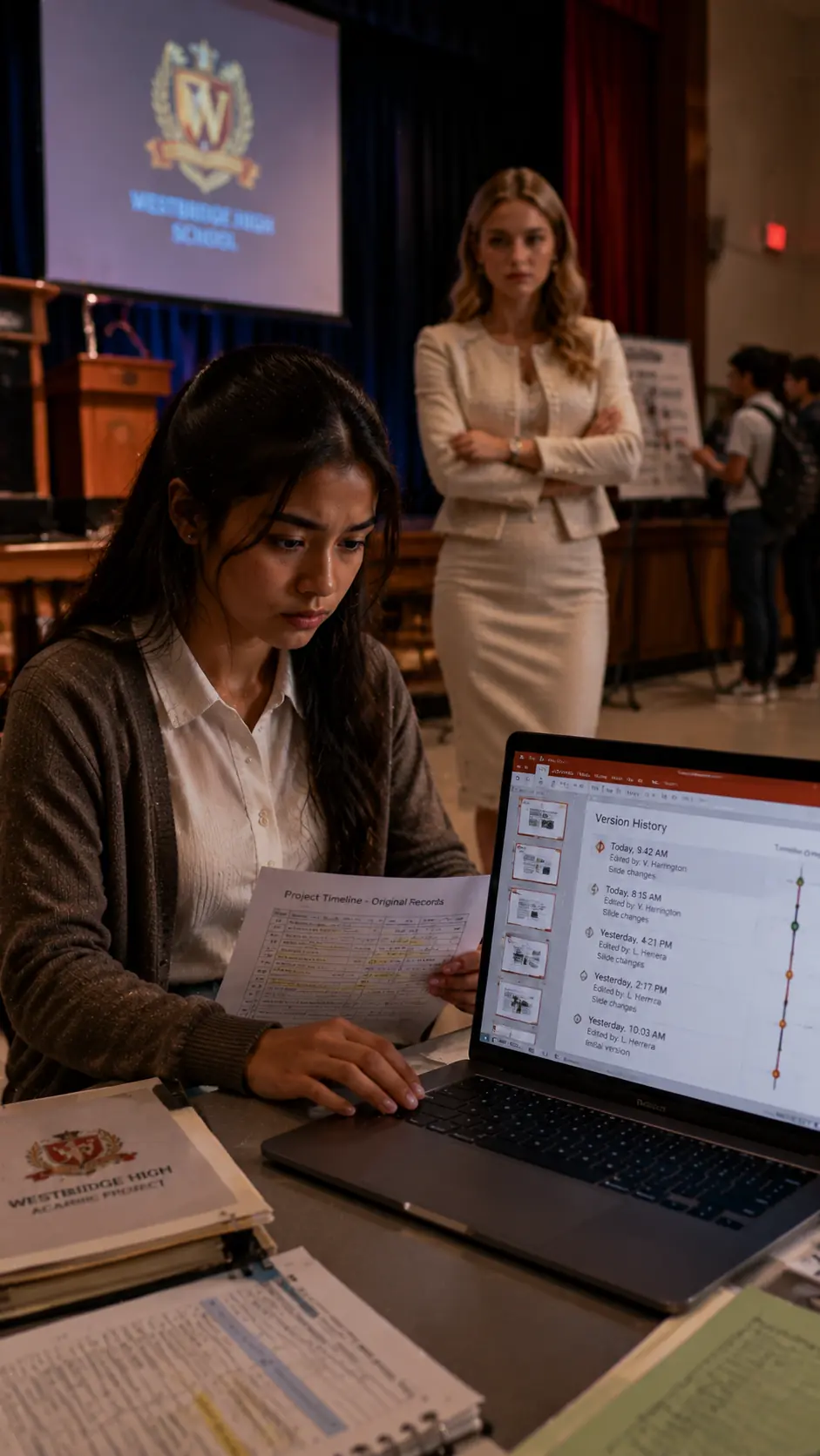 The PowerPoint History That Exposed the Truth After She Tried to Silence Me