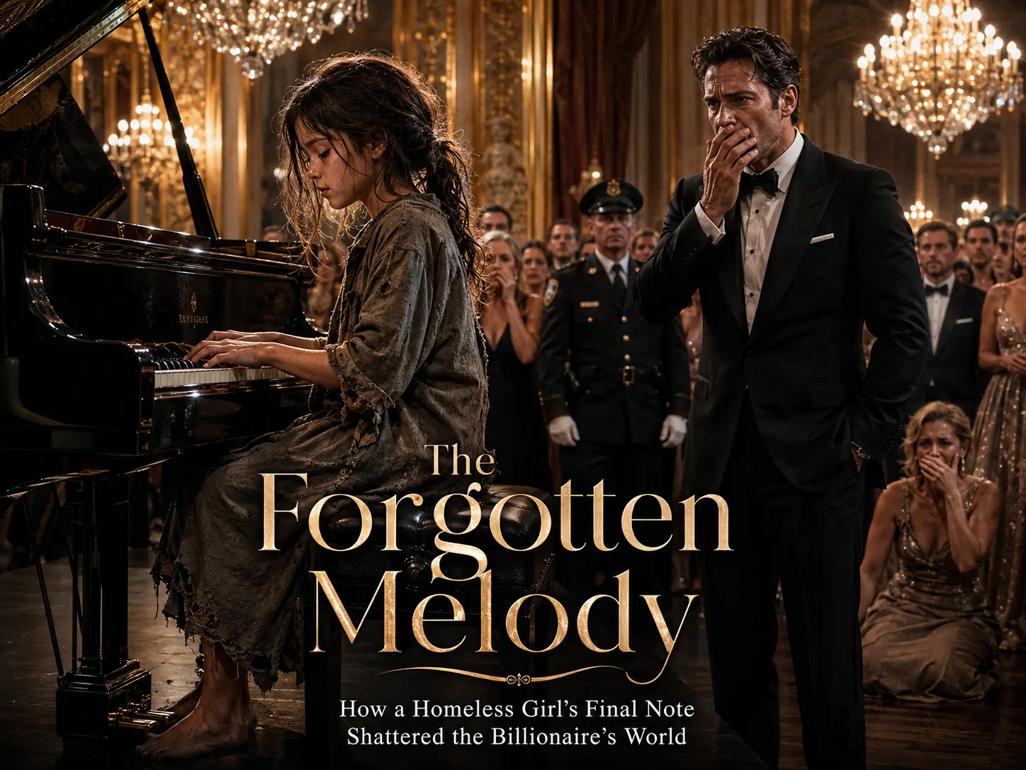 The Forgotten Melody: How a Homeless Girl’s Final Note Shattered the Billionaire’s World