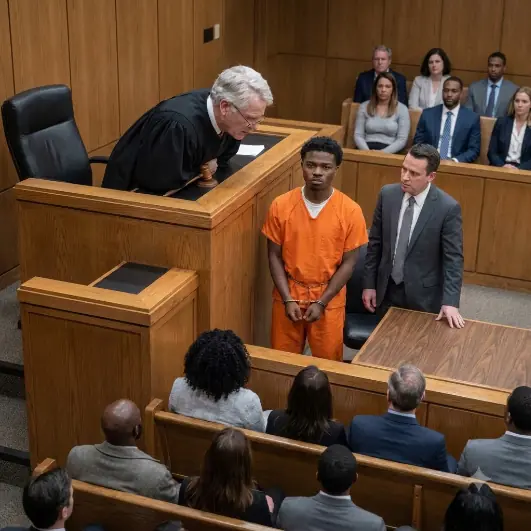 THE JUDGE LAUGHED AS HE SENTENCED AN INNOCENT TEEN TO LIFE, UNAWARE THE BOY’S POWERFUL FATHER WAS SITTING IN THE BACK ROW