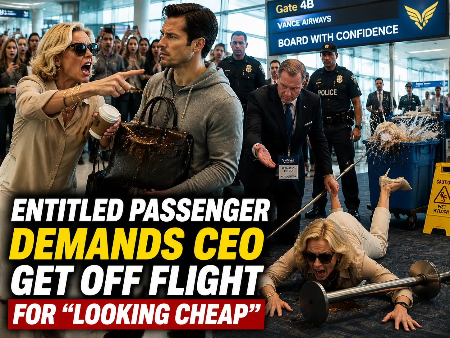 Passenger Demands CEO Get Off Flight for "Looking Cheap"