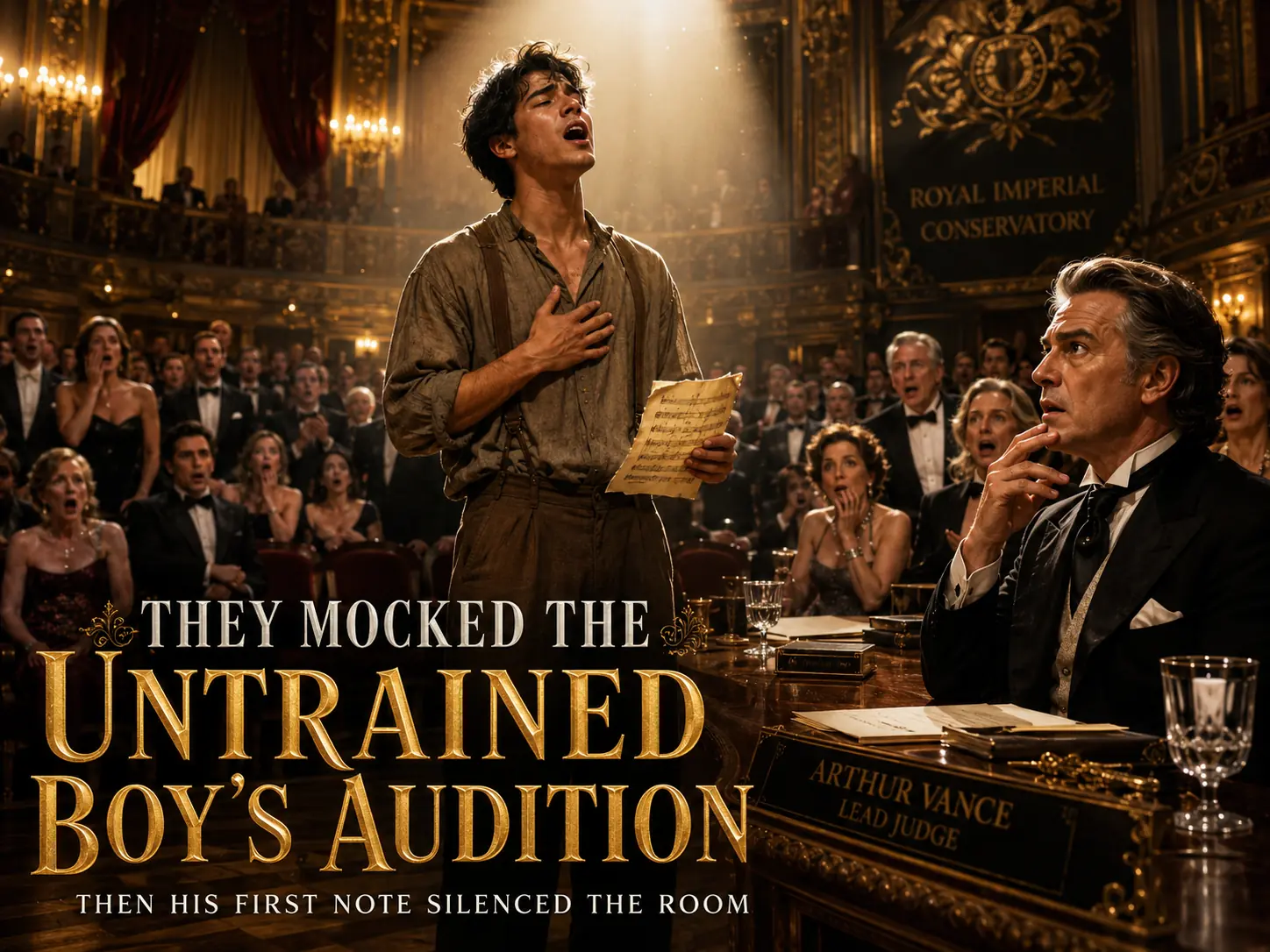 They Mocked the Untrained Boy's Audition. Then His First Note Silenced the Room.