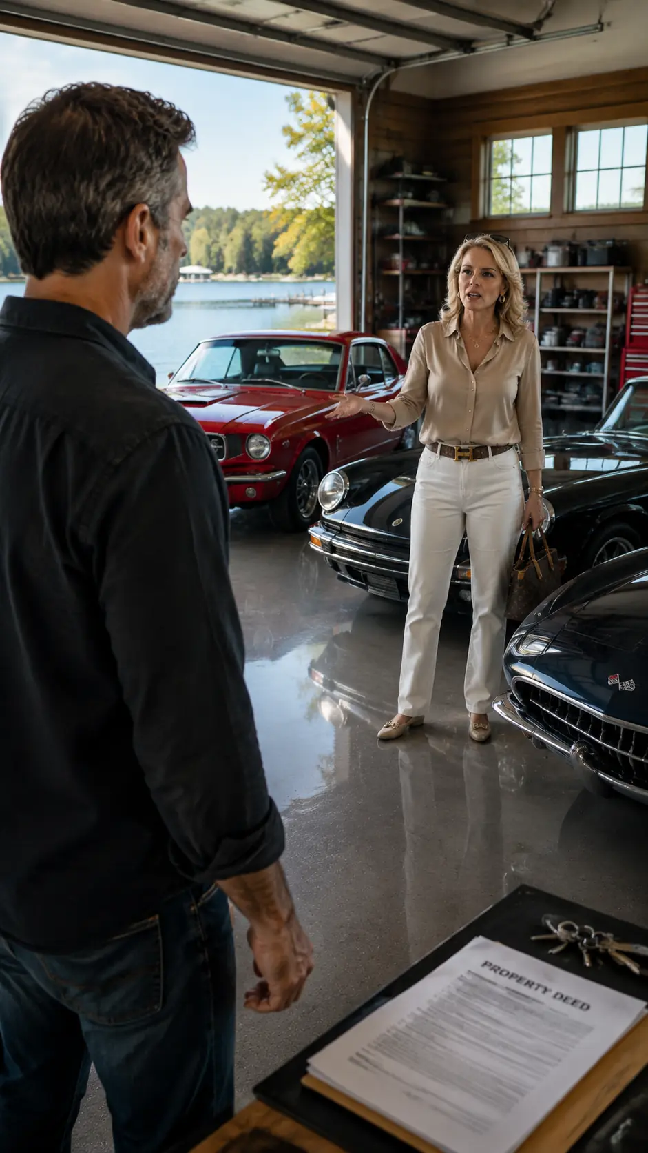HOA KAREN STORED HER CLASSIC CARS IN MY LAKE GARAGE — SHE NEVER KNEW I WASN'T EVEN IN THE HOA