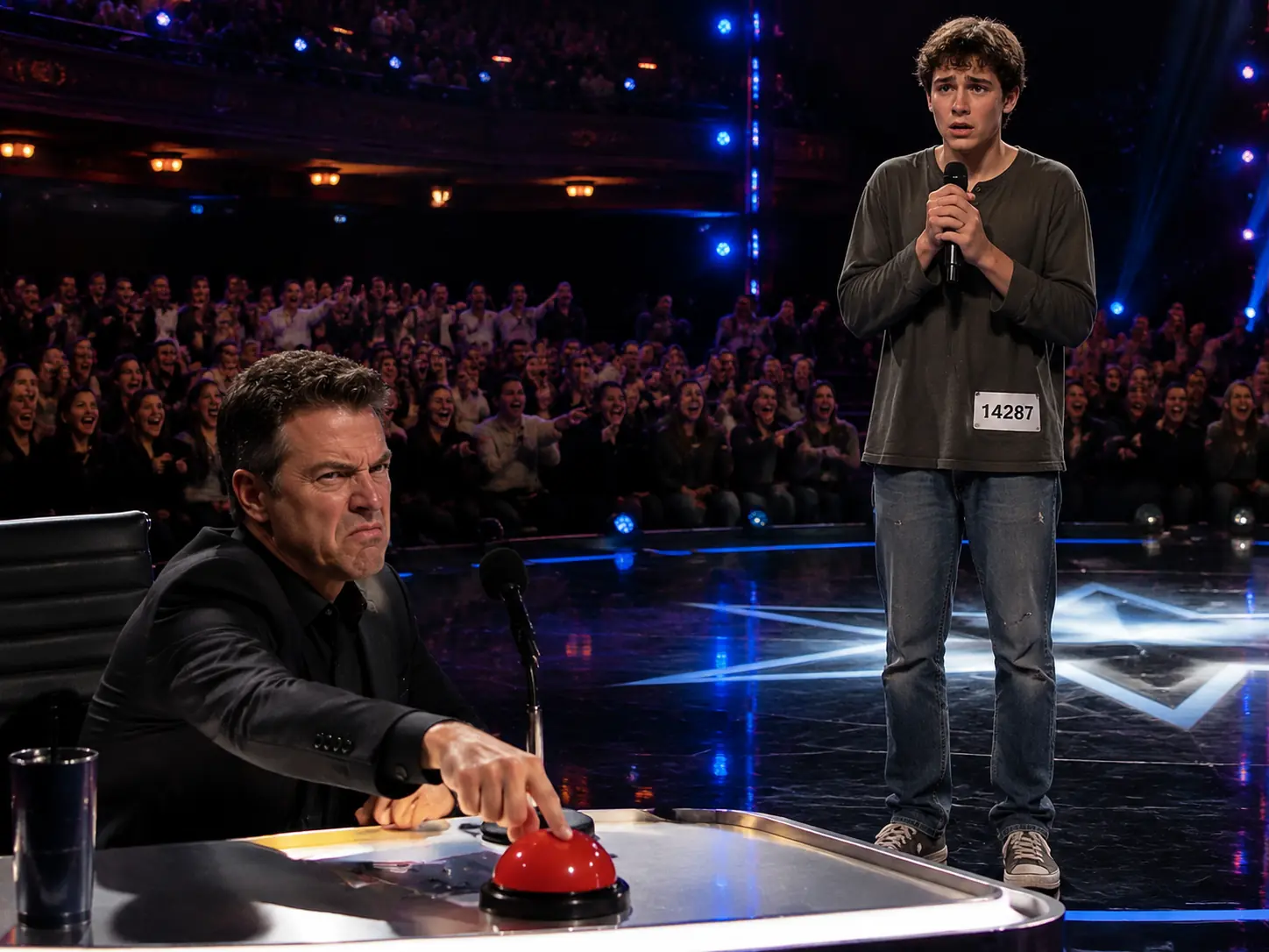 The Judges Laughed When He Couldn't Even Speak His Name. Then His First Note Silenced the Room.