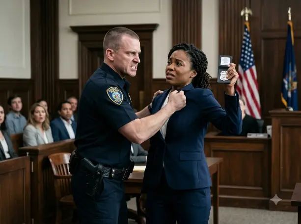 THE COP TRIED TO CHOKE ME IN COURT, BUT MY SECRET FLASH DRIVE DESTROYED HIS LIFE