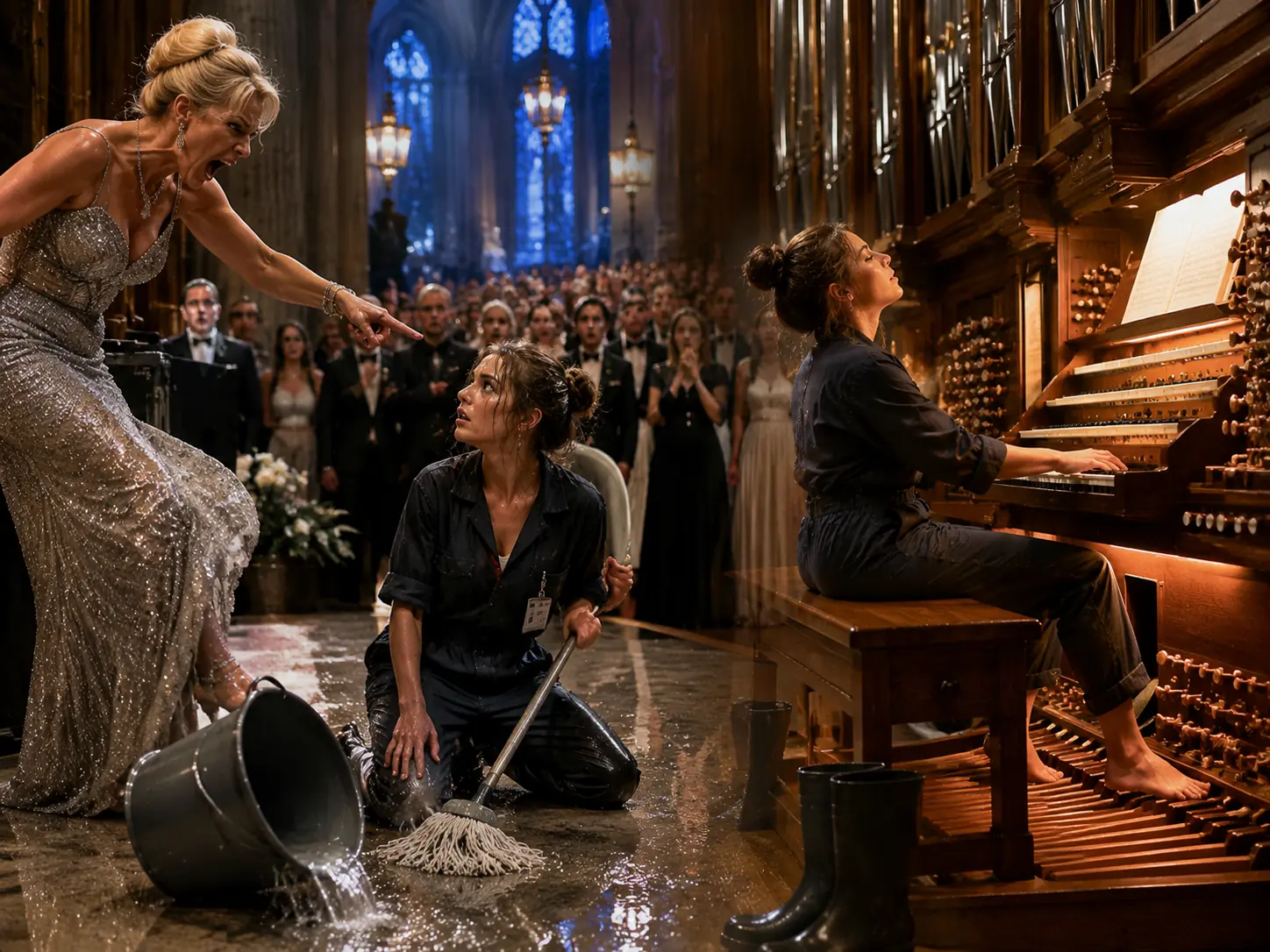 Karen insulted Her As A Floor Scrubber. Then She Played the King of Instruments.