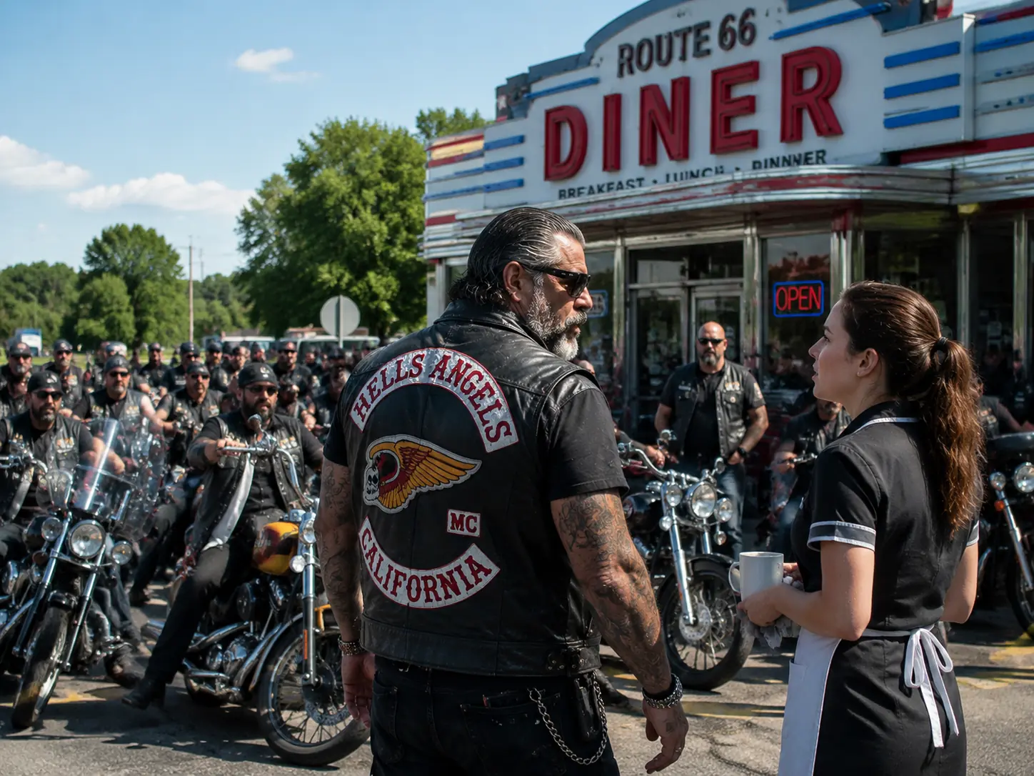She Slipped a Note to the Biker King